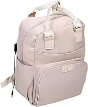Healeved Diaper Changing Backpack for Women Ergonomic Design Capacity Bag for Travel and Daily Use Versatile Carrying Options Durable Polyester and Construction
