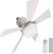 Light Socket Fan with Remote, Socket Fan Light for Crowded Corners Ventless, Nee