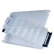 MEIHO Fishing Double Layer Bait Tackle Storage Box Plastic Clear Container 120
