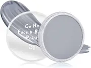 Go Ho Light Gray Face Body Paint Makeup,Professional Water Based Creamy Body Painting Single Palette for Adults Children Cosplay SFX Costumes Festivals Halloween,Light Gray A,25g