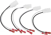 SWOOMEY 4 PCS Car Door Speaker Wire Adapter Easy Plug and Play Installation for Models Convenient Speaker Replacement Connector Harness
