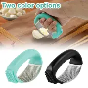 Stainless Steel Garlic Presser Comfortable Handle Garlic Press Rocker qrdiF