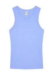 Flore Flore Hannah Cotton Tank - Blue - M (UK12 / M) M (UK12 / M)