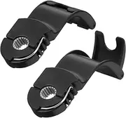 CTIRCHIU 2Pcs Foldable Car Seat Back Hooks Durable Automotive Storage Hangers for Organizing Belongings Space Saving Headrest Hook for Tidy Vehicle Interior