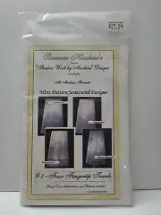 SUZANNE HINSHAW'S SHADOW WORK BY MACHINE Designs Disc #5 Four Fingertip Towels