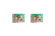 2x 20pc eeBoo Jigsaw Puzzle 28x38cm Princess Adventure Play Educational Game 3+