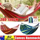 320KG Outdoor Double Hammock Bed Swinging Camping Hanging Tree Strap Hook NEW AU