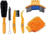 Bike Chain Cleaner Kit, Easy and Quick Clean Chains Scrubber Gear Brush Maintenance Cleaning Tool Set for Road Bicycle Mountain Bikes MTB