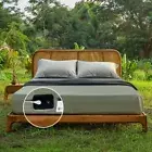 Earthing/Grounding /Wellness Fitted Sheets TWIN Organic Fits 75"x39" GREEN