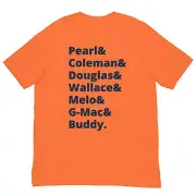 Syracuse Orange Shirt Basketball Legends (Carmelo, Coleman, Pearl, etc.)