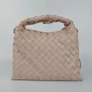 BOTTEGA VENETA Hop Mini Lotus Pink Leather Crossbody Bag New