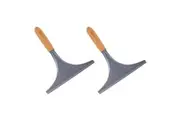 2x White Magic Eco Basics Bamboo Bathroom Shower Door Glass Window Squeegee