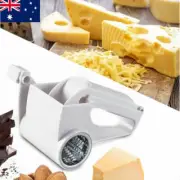 Handheld Manual Rotary Chocolate Cheese Grater Slicer Shredder Stainless Steel