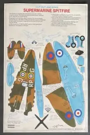 MODEL DESIGNED AND ILLUSTRATED BY GEOFF SUMPTER 1992 SUPERMARINE SPITFIRE