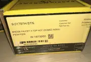 Perrin and Rowe Set Of Gold Kitchen Sink Hot & Cold Cross Faucets Sealed