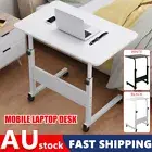 Mobile Laptop Desk Computer Tables Stand Adjustable Bed Bedside Portable Study