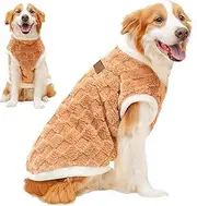 Pet Sweaters | Winter Jacket for Dogs Plush | Warm Dog Winter Vest Cat Cold Weather Clothes Pet Apparel for Large Dogs, Cold Autumn and Winter Seasons