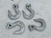 (Qty 1) 1/2" Clevis Slip Hook Heavy Duty Steel Towing Chain Winch Lift