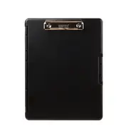Dexas Slimcase Side Open A4 Clipboard Document/Paper Organiser Holder Black