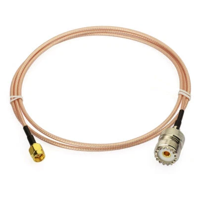 RG316 Copper Cable+(SMA UHF)Adapter For Baofeng CB Radio Antenna Walkie Talkie