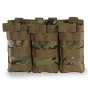 Strong Tactical Military Army Trigeminy Storage Bag Camouflage Attachable