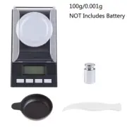 Digital Milligram Scale 100g/ 0.001g Portable Micro Jewelry Scale LCD Backlit