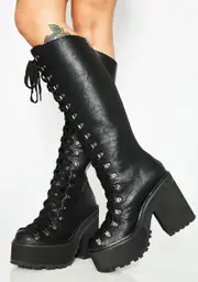 [Killstar] Bloodletting Knee High Boots