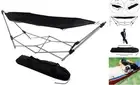 Hammock with Stand Included - Portable Hammock Fits into Carry Bag for Easy