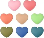 8pcs Strong Fridge Magnets, Small Heart Shaped Decorative Magnets for Refrigerator Photo Calendar Map Whiteboard Kitchen Office Classroom