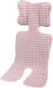 [MonyPlay] Infant Stroller Seat Cooling Pads Baby Car Seat Cooler Pad Summer Ice Cushion Universal Car Seat Ice-Silk Liners (Pink, 70 * 35cm / 27.56 * 13.78inches)
