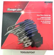 SNAP ON TOOL PL1000START MB 10pc Pliers Starter Set Needle Nose Cutters Crimper+