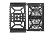 Atdec Mounting Panel for Network Device, Video Conferencing System, Digital Signage Display, Media Storage, Content Distribution Device - Black - kg