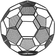 Angoily Soccer Shape Lamp Shade Hollow-Out Design Cover for Pendant Lamps for Home Restaurant and Bar Decor Lightweight and Easy to Install