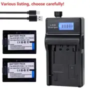 NP-FH50 Battery or charger for Sony CyberShot DSC-HX1 DSC-HX100V HX200V HDR-TG5V