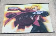 FULLMETAL ALCHEMIST Vic Mignogna SIGNED Wall Scroll JSA LOA Edward Elric
