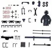 DIY Accessory full set for Henglong 3859 1/16 German Panzer IV F2 RC Tank