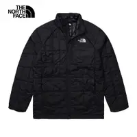 在飛比找PChome24h購物優惠-The North Face北面男款黑色防潑水保暖鋪棉外套｜
