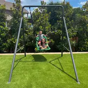 SSS With Boat Swing - Trampoline Games | Springfree® Trampoline