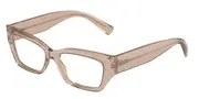 Dolce & Gabbana DG3387 3432 Women’s Glasses Brown Size 53 - Private Health Rebate - Blue Light Block Available