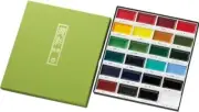 Kuretake Traditional Japanese Watercolor Paints Gansai Tanbi 24 Colors MC20/24V