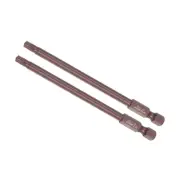 2pcs T25 Magnetic Torx Screwdriver Bit 4" Long Magnet 6 Point Tamper Proof