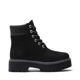 Timberland 女款黑色 Stone Street 6吋厚底防水靴|A5RH5015