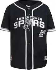 [Pro Standard] Big Boys NBA MESH MESH Button Down MESH TOP Black/Gray