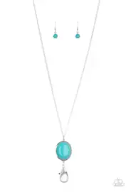 Paparazzi SOUTHWEST SIMPLICITY Blue LANYARD necklace