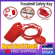 RED MAGNETIC TREADMILL RUNNING MACHINE SAFETY KEY TAG REPLACEMENT LR