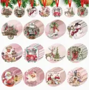 60 Pcs Vintage Christmas Tags for Gifts Merry Christmas Labels with String...