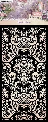 Studio Light Jenine's Mindful Art 4.13"X8.25"Stencil-Nr. 266, Royal Pattern,2Pk