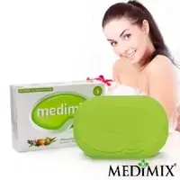 在飛比找Yahoo!奇摩拍賣優惠-Medimix印度神皂 綠寶石美肌神皂限定回饋組125g*1