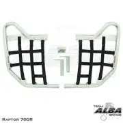 Yamaha Raptor 700 Nerf Bars Alba Racing Silver Black 197 T1 SB