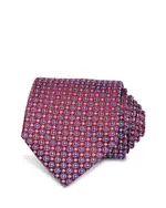 The Men's Store at Bloomingdale's Geo Floral Print Silk Neck Tie - Exclusive